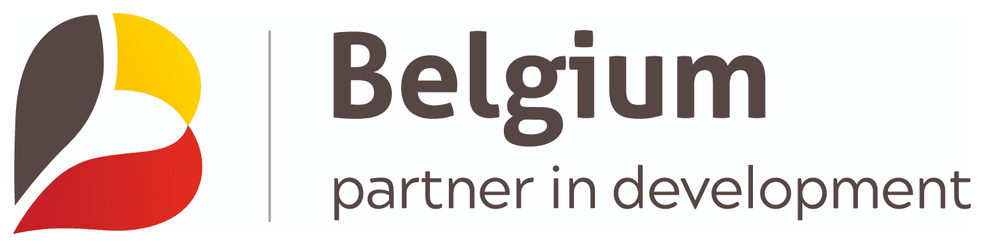 Logo Hợp tác Phát triển Bỉ — Belgium, partner in development
